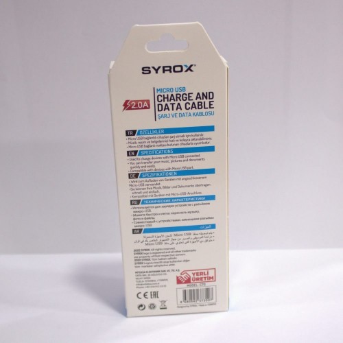 Syrox 2.0A Micro USB Kablo